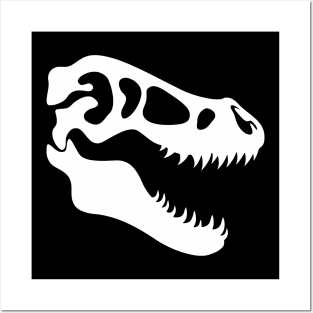 T-Rex Skull Posters and Art